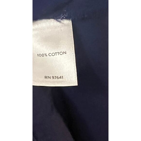 NWT J. JILL Women's 100% Cotton Tunic Top 3/4 Sleeve Button Front Blue Sea Sz S - Picture 11 of 11